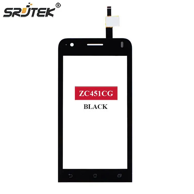Srjtek для Asus Zenfone C ZC451CG Z007 сенсорный экран дигитайзер Датчик Переднее стекло Панель