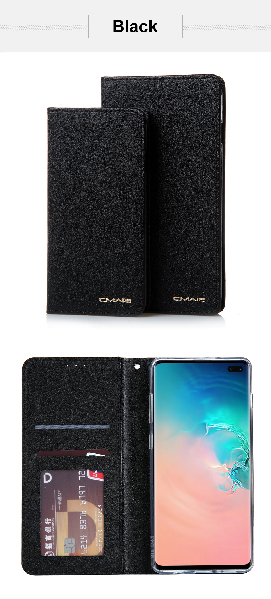 Чехол S10 Plus S10e для samsung S7 Edge, S8, S9, S10 Plus, чехол для samsung Galaxy Note 8, 9, чехол s, кожаный роскошный флип-кошелек, чехол S10