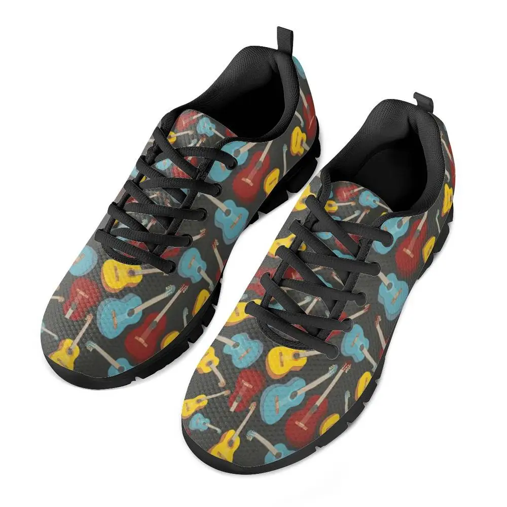 Кроссовки мужские на шнуровке повседневная обувь для электрогитары плоская