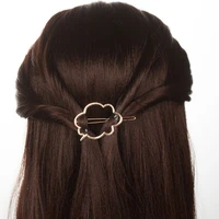 1 pc hollow metal cloud hairpin women hairclip girls hairpins hair clip barrette hairgrip pin hair styling accessories