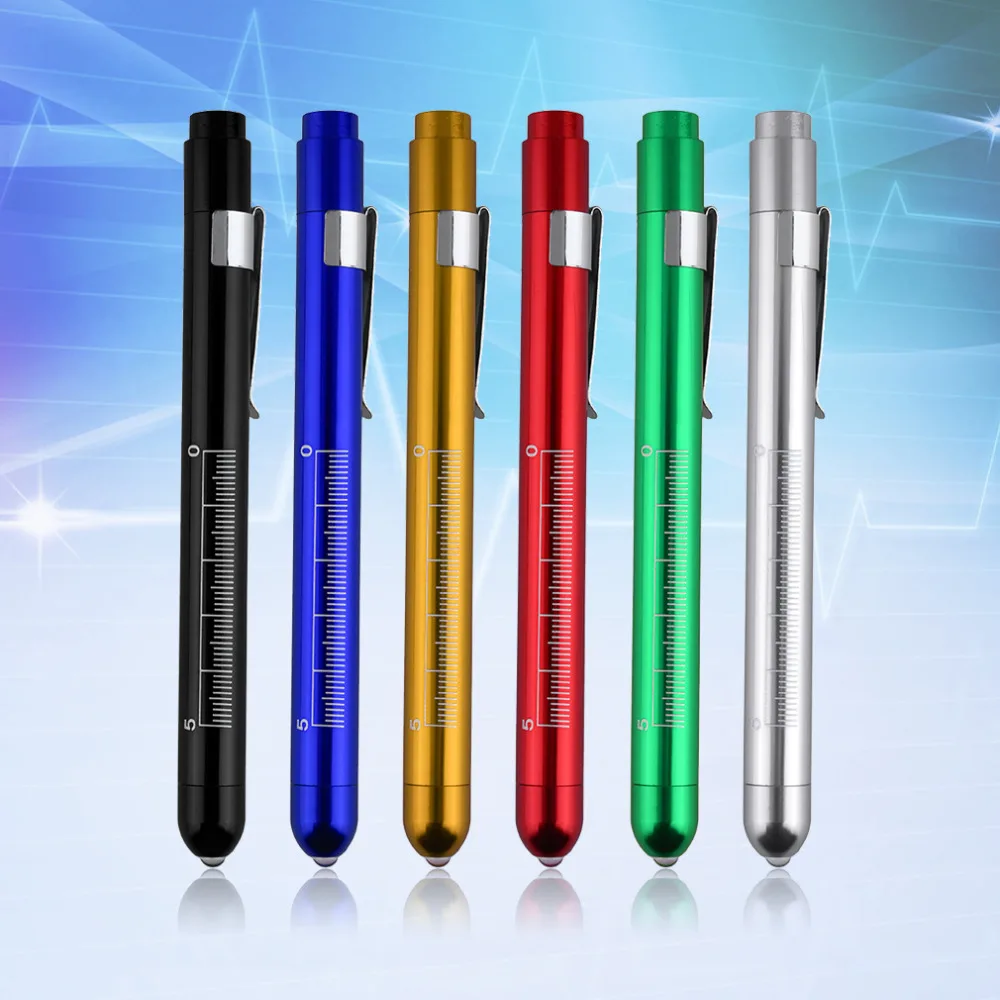 Алюминий медицинские хирургическое Penlight врачи клинических ручка свет фонарик