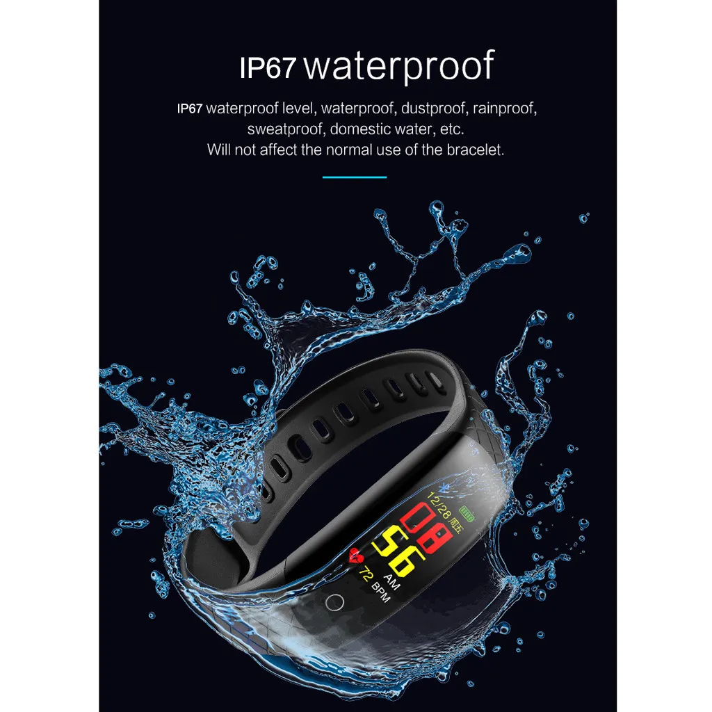 Beautyss S2 умные браслеты спортивные кровяное давление пульсометр amazfit часы Смарт IP67