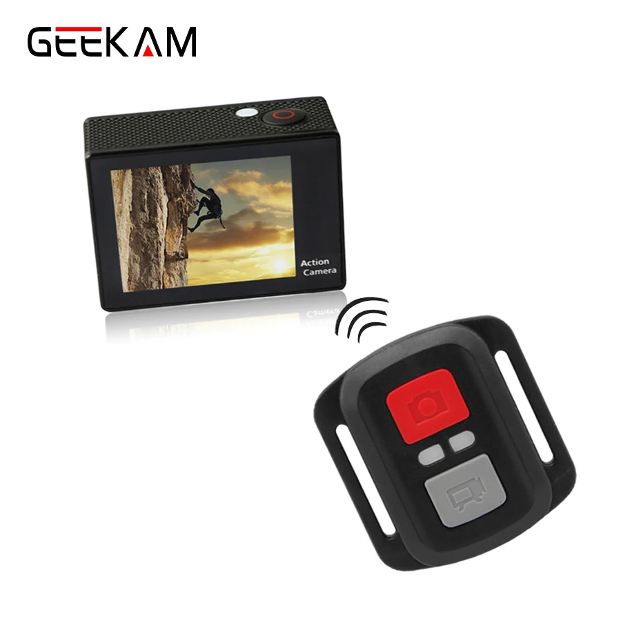 GEEKAM удаленного Управление для H9R H3R S9R поддержка H8R H8RSE не поддерживает SJCAM SOOCOO на