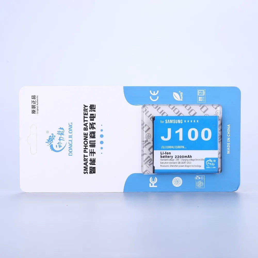 Новый оригинальный аккумулятор 2200 мАч для Samsung J1 J100 EB BJ100BBE J100F запасные части|battery
