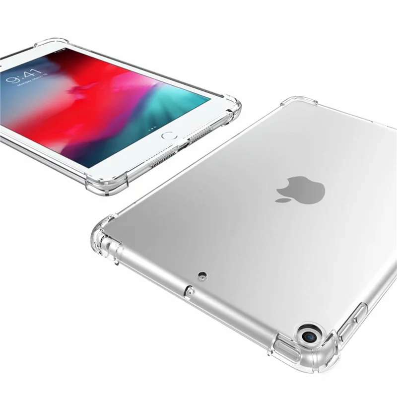 Чехол для iPad 10 2 2020 '' прозрачный силиконовый с подушкой безопасности задняя