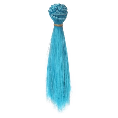 1 шт. 15 см * 100 прямые парики/волосы для кукол BJD/SD куклы DIY высокотемпературные вещи