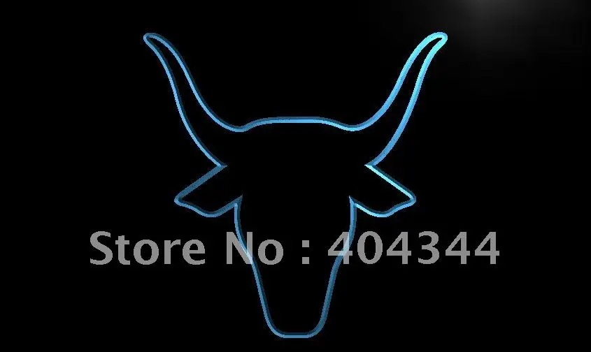 

LK317- Bull Head Sport Display Bar Beer LED Neon Light Sign home decor crafts