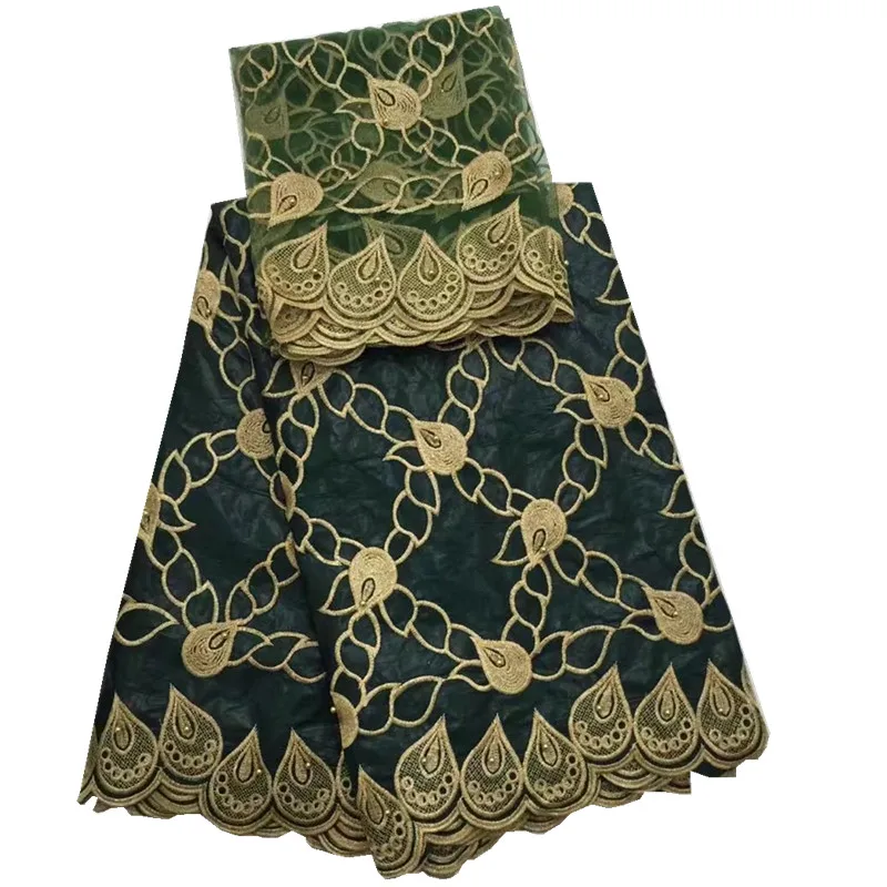 Африканский кружевной ткани Базен Riche ткань с бусинами высокое качество Getzner