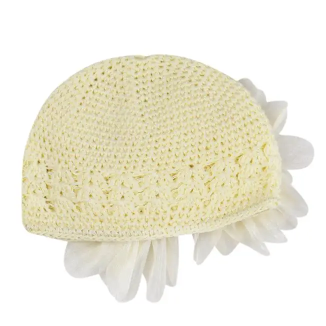 ARLONEET Hat Hot Lovely Flower Baby Child Headbands Woolen Yarn Lace Up Girls Kids Infant Band Headband Headwear | Детская одежда и