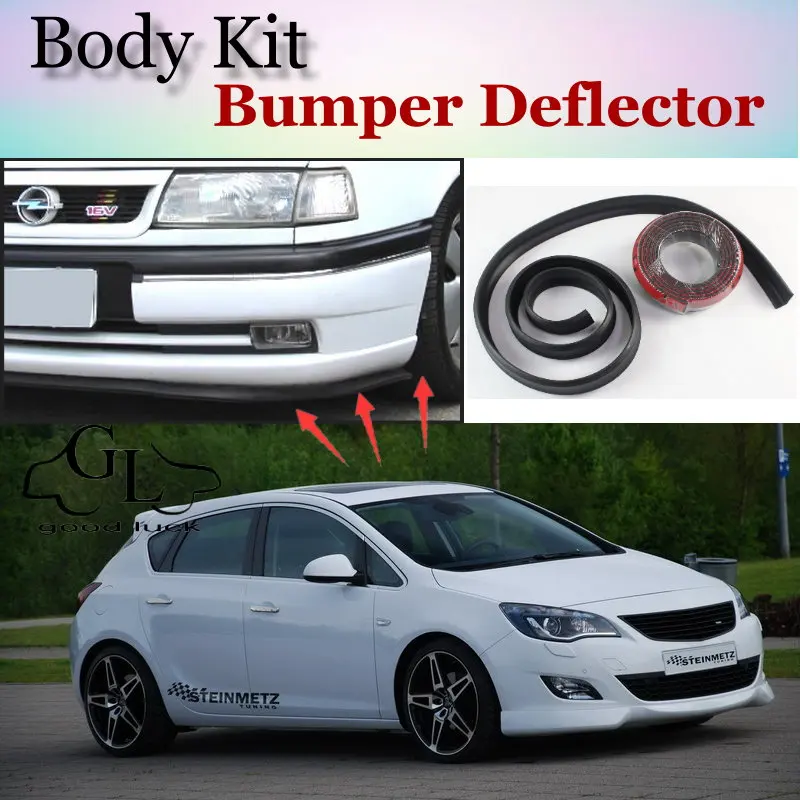 Губы бампера для Opel Astra J 2009 ~ 2015/комплект спойлера/кузова устойчивая к царапинам