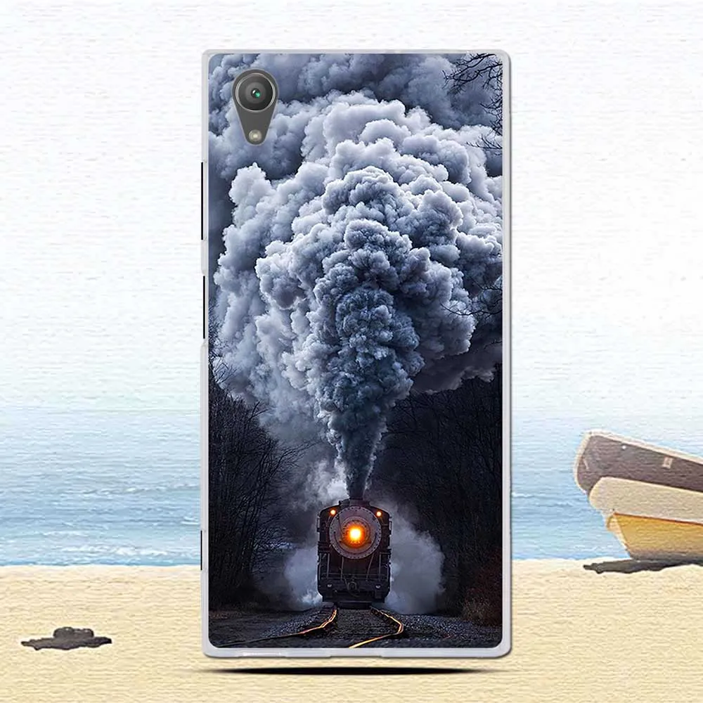 Модный синий Стильный чехол с рисунком для Sony Xperia XA1 Plus G3421 G3423 G3412 G3416 G3426 из ТПУ