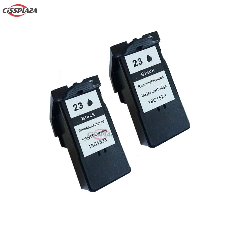 2 шт. совместимый с Lexmark 23 картриджи черными чернилами 18C1523 для X3530 X3550 X4550 X4530 Z1420 |