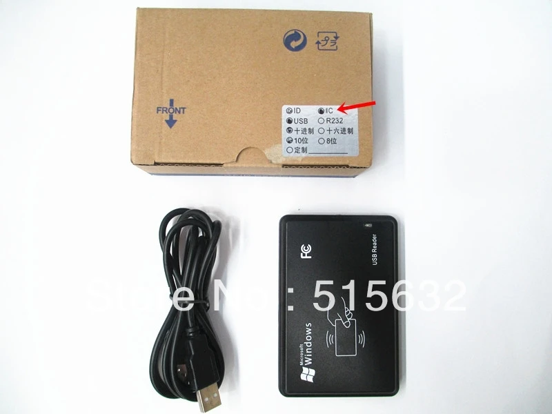 Новый безопасный черный USB датчик приближения Smart RFID IC кардридер 13 56 кГц NFC |