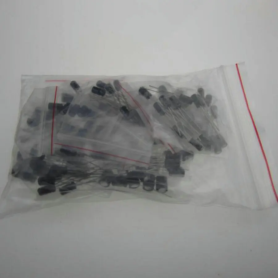 12valuesX10pcs = 120 шт. 0 22 мкФ 470 Алюминий электролитические конденсаторы Ассорти