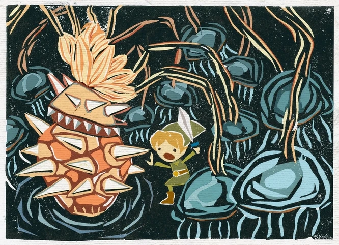 Кровавый бой легенда о Зельде видео игра постер ретро холст живопись DIY настенные