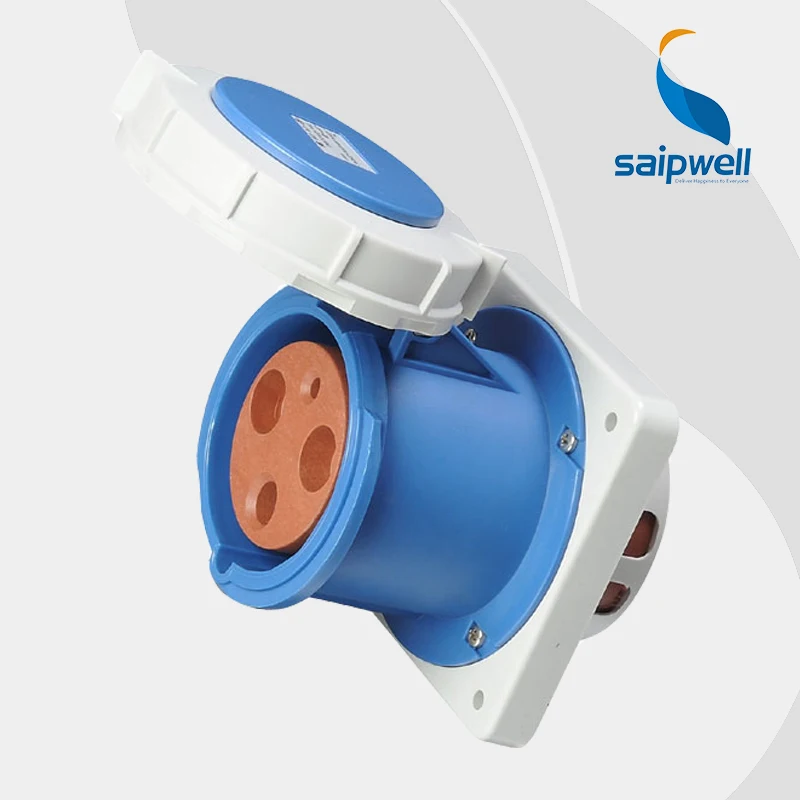 Оптовая продажа Saipwell 3P (2P + E) 230В 125A высокая сила тока EN/IEC 60309-2 IP67 Розетка