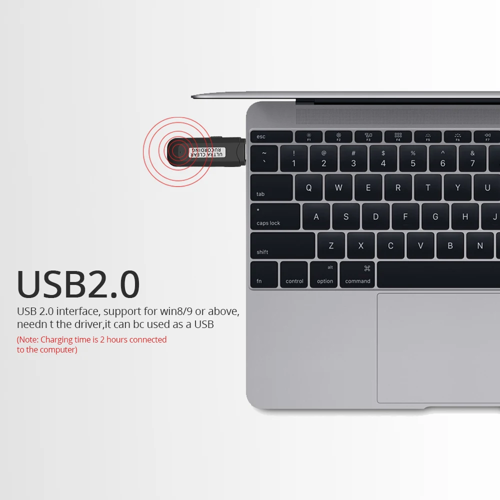 TISHRIC 8 Гб мини USB аудио рекордер ручка цифровой диктофон U диск MP3 стерео 150HR