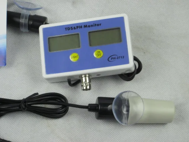 

Aquarium PH / TDS Monitor PH meter TDS meter tester 0-14ph 0-1999PPM
