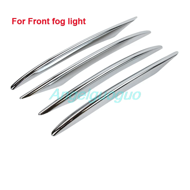 Автомобильные противотуманные фары крышка решетки декоративные полосы для Mercedes