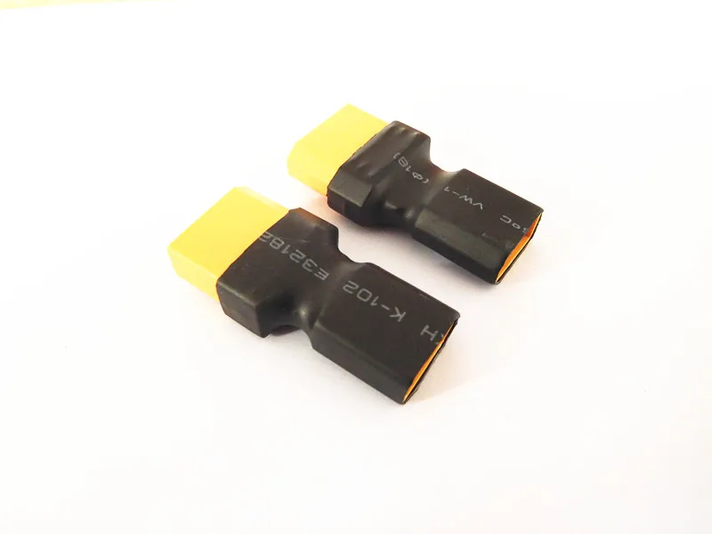 Адаптер-переходник для разъема XT60 Male to XT90 2 шт. без проводов XT-90 | Игрушки и хобби