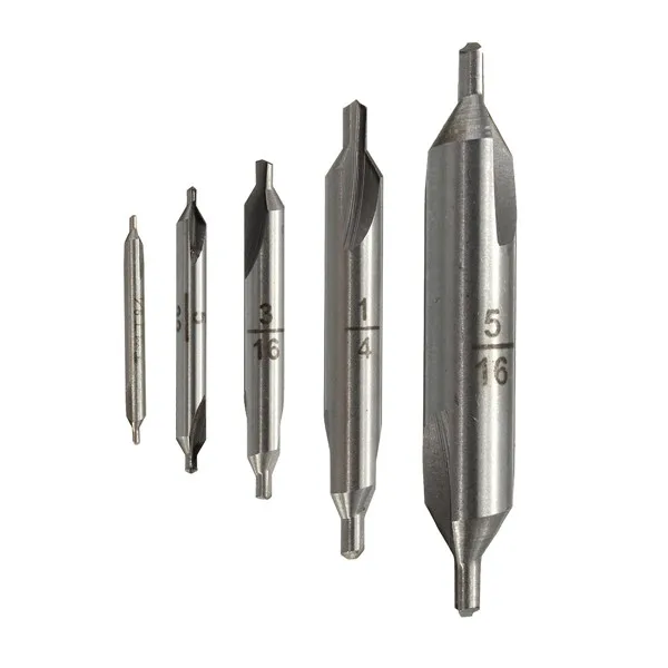 Центр HSS сверла по металлу 60 градусов 1/8 5/32 Inch из быстрорежущей стали для