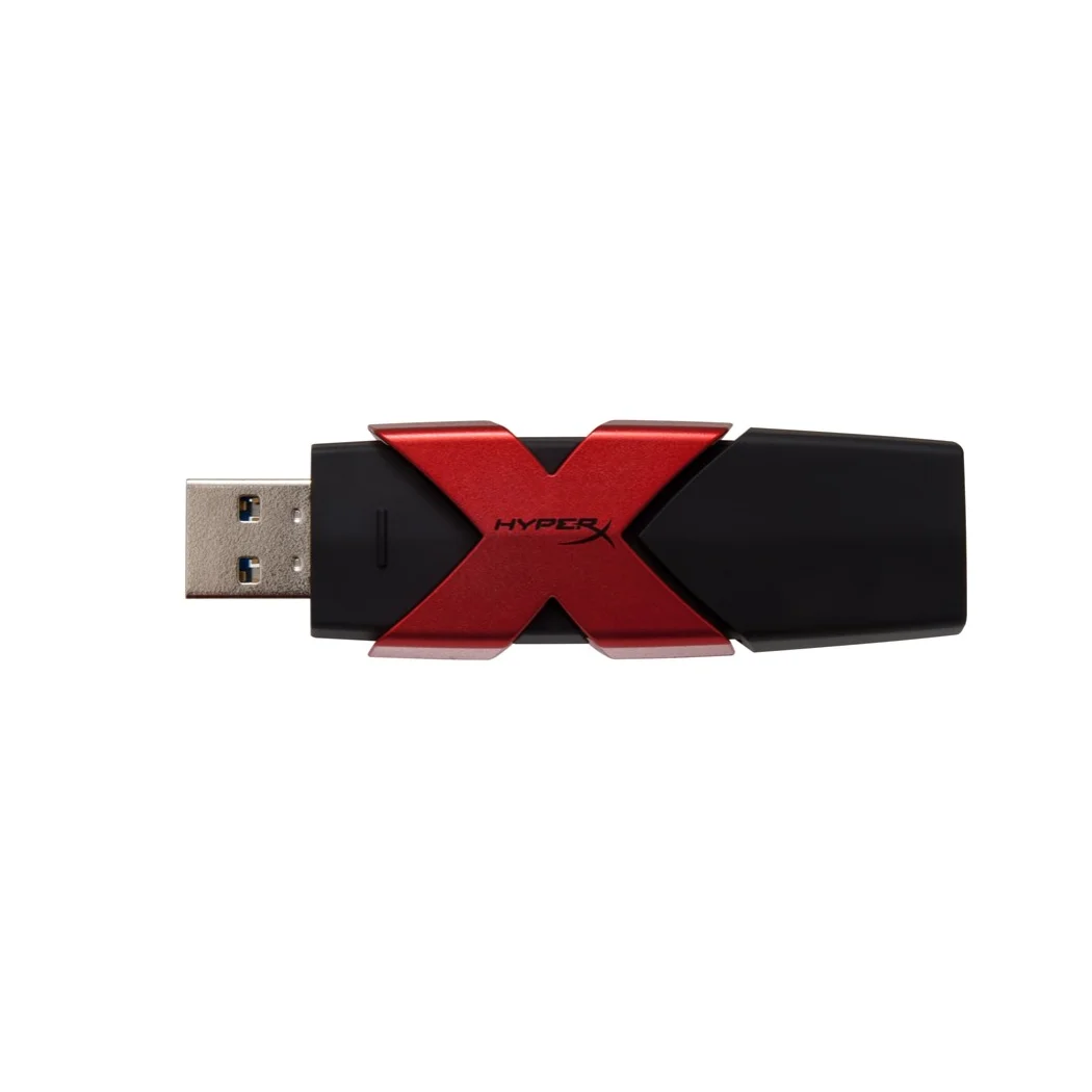 HyperX 64 GB 3 0 (3 1 Gen 1) usb type-A Разъем 350 МБ/с./с крышка Черный Красный | Компьютеры и офис