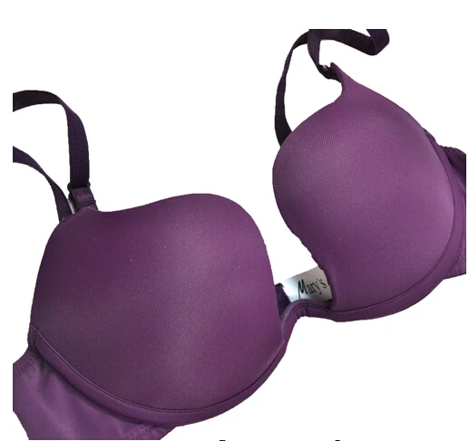 Женские бюстгальтеры с глубоким U-образным вырезом бюстгальтер пуш-ап открытой