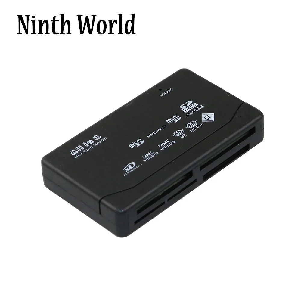 Все в одном кардридер памяти USB внешний SD SDHC Mini Micro M2 MMC XD CF ридер для MP3 цифровой