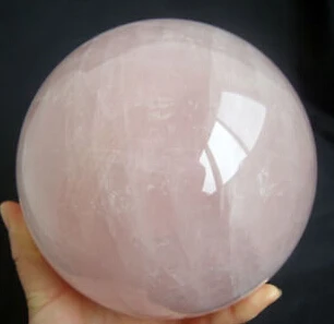 $ AA Большая Натуральная роза кварца хрустальный шар целебная статуя C0320 | Дом и сад