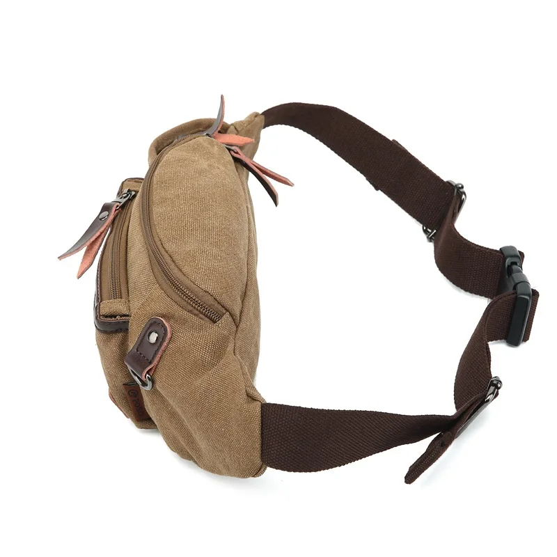 POSO сумки на пояс Брезентовая сумка портативная маленькая вместительная для