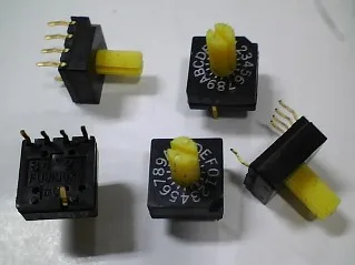 

2pcs DRS4016 rotary encoding switch 0-F with 16 bit rotary dial code switch