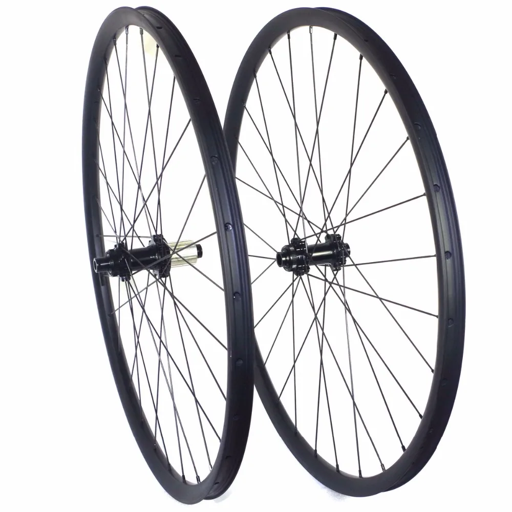29er mtb колеса из углеродного волокна Углеродные через ось 27 мм ширина 35 | Спорт и