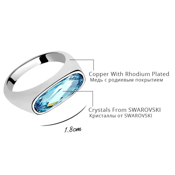 Модные синие туфли с украшением в виде кристаллов от Swarovski Женский Серебряный