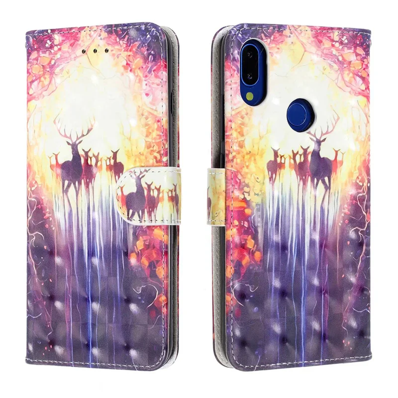 3D Кошелек Чехлы Для Xiaomi Redmi 7 7A K20 Pro Note Флип ТПУ Кожаный Чехол Xiomi MI 9T A2 Lite | Мобильные