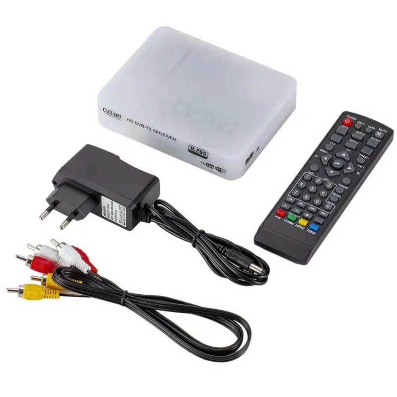 HD ТВ приставка тюнер приемник Цифровой наземный 1080P DVB T/T2 протокол H.265 VGA AV HDMI
