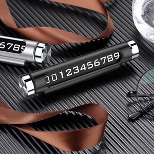 2019 горячий светящийся автомобильный номерной знак карточка с телефоном для временной парковки Магнитная Адсорбция дизайн для Audi a3 a4 b8 Ford Focus 2