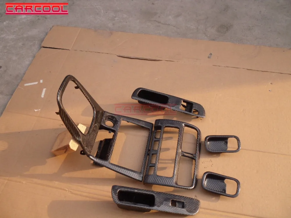 Набор для замены салона автомобиля из углеродного волокна 7 шт. комплект обвес CF