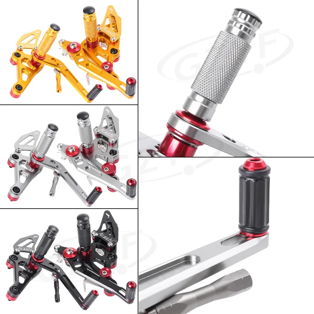 

Motorcycle Adjustable Rear Set Foot Pegs Footrests Assembly For Yamaha MT-07 2014-2017 Spare Parts