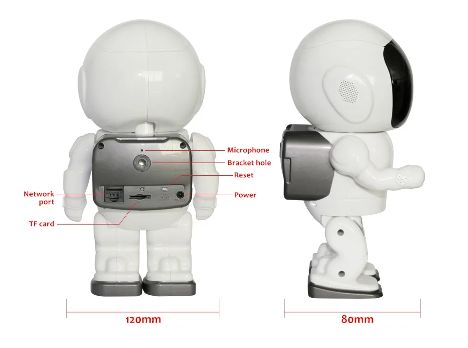 A180 беспроводной робот wifi камера IP P2P CCTV Cam детский монитор наблюдения HD H.264130MP