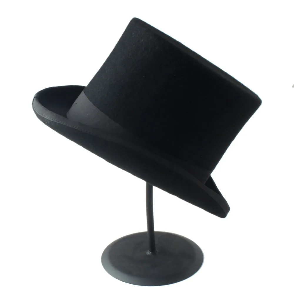 Шляпа шерстяная в стиле стимпанк 15 см (5 89 дюйма) 3 цвета|wool fedora|top hatmad hatter top hat |