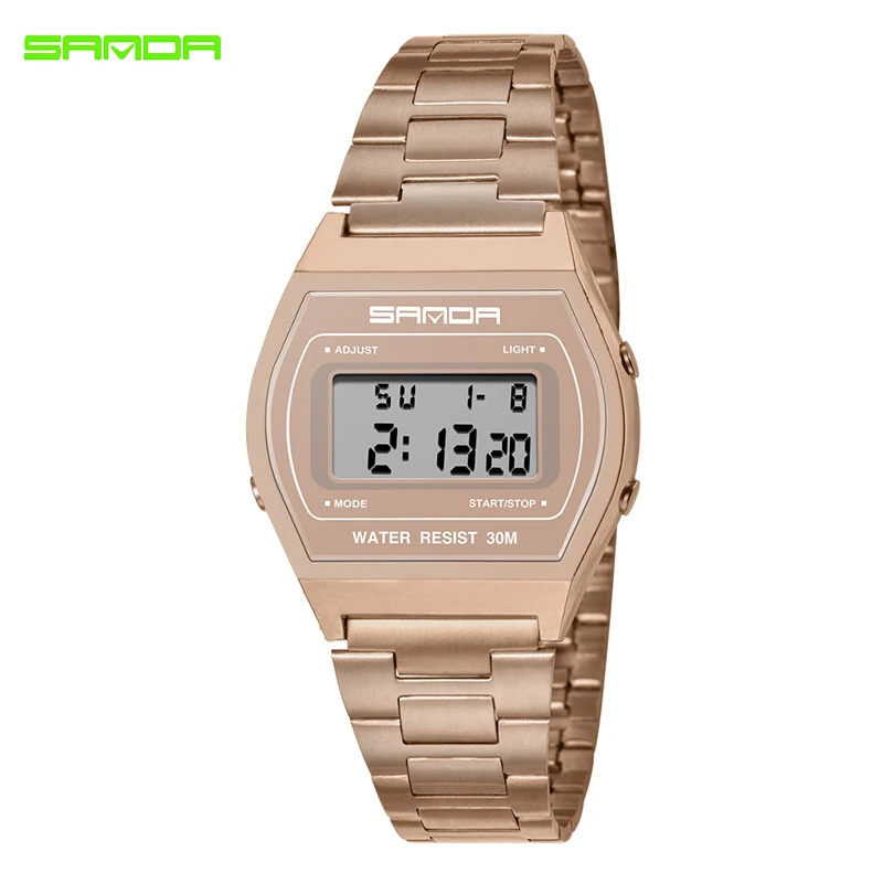 SANDA reloj deportivo женские цифровые модные часы Лидирующий бренд Роскошные