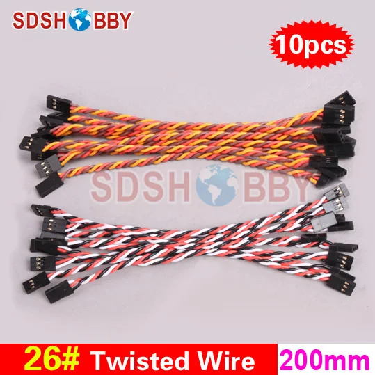 10 шт. * 26 #/26AWG витая проволока 20 см 200 мм соединительная линия для управления