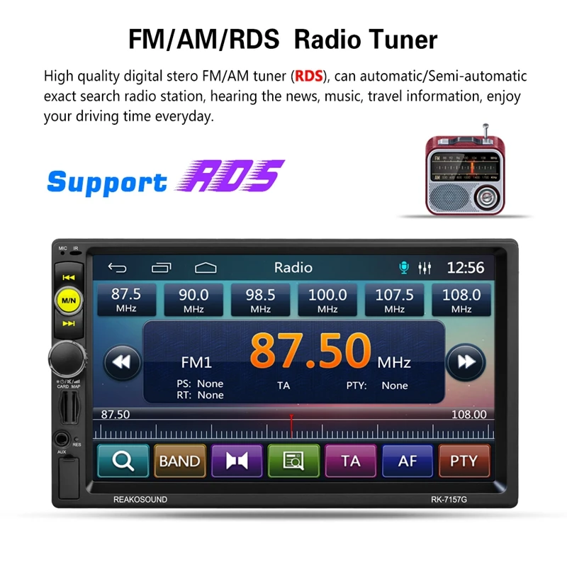 Автомобиль 7 дюймов Gps навигация Bluetooth плеер Fm радио Mp5 7157g|Проекционный дисплей| |