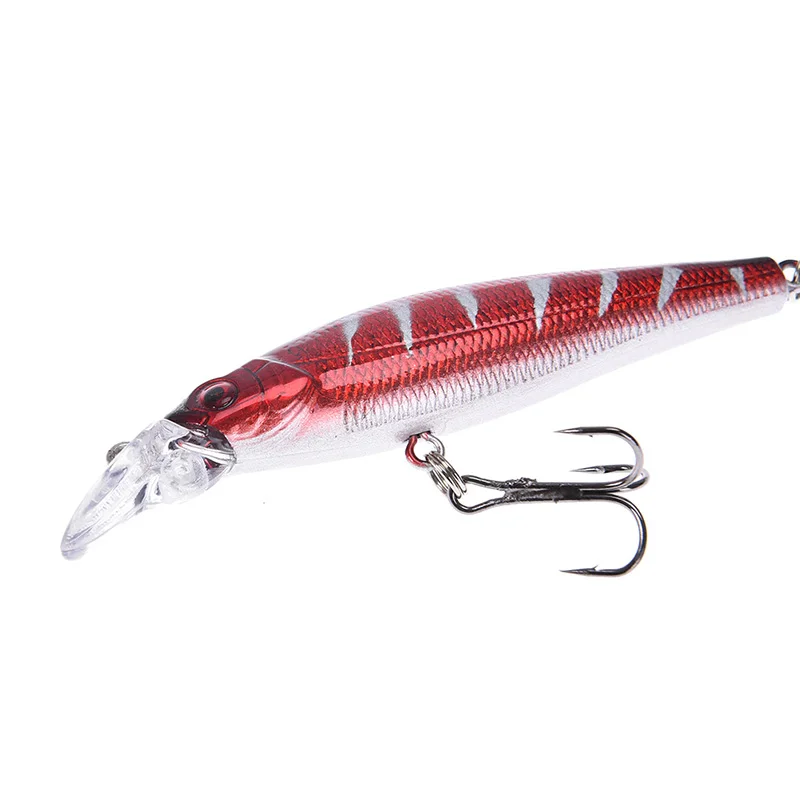 9g/8 см Пластик приманки паска Minnow Мягкая приманка для рыбы рыболовные Шад 3D Глаза