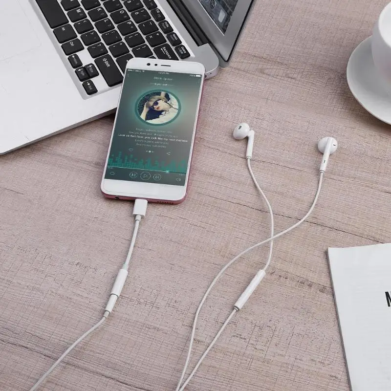 Переходник с USB Type-C 3 1 штекер на 5 мм AUX аудио гнездо для наушников | Электроника