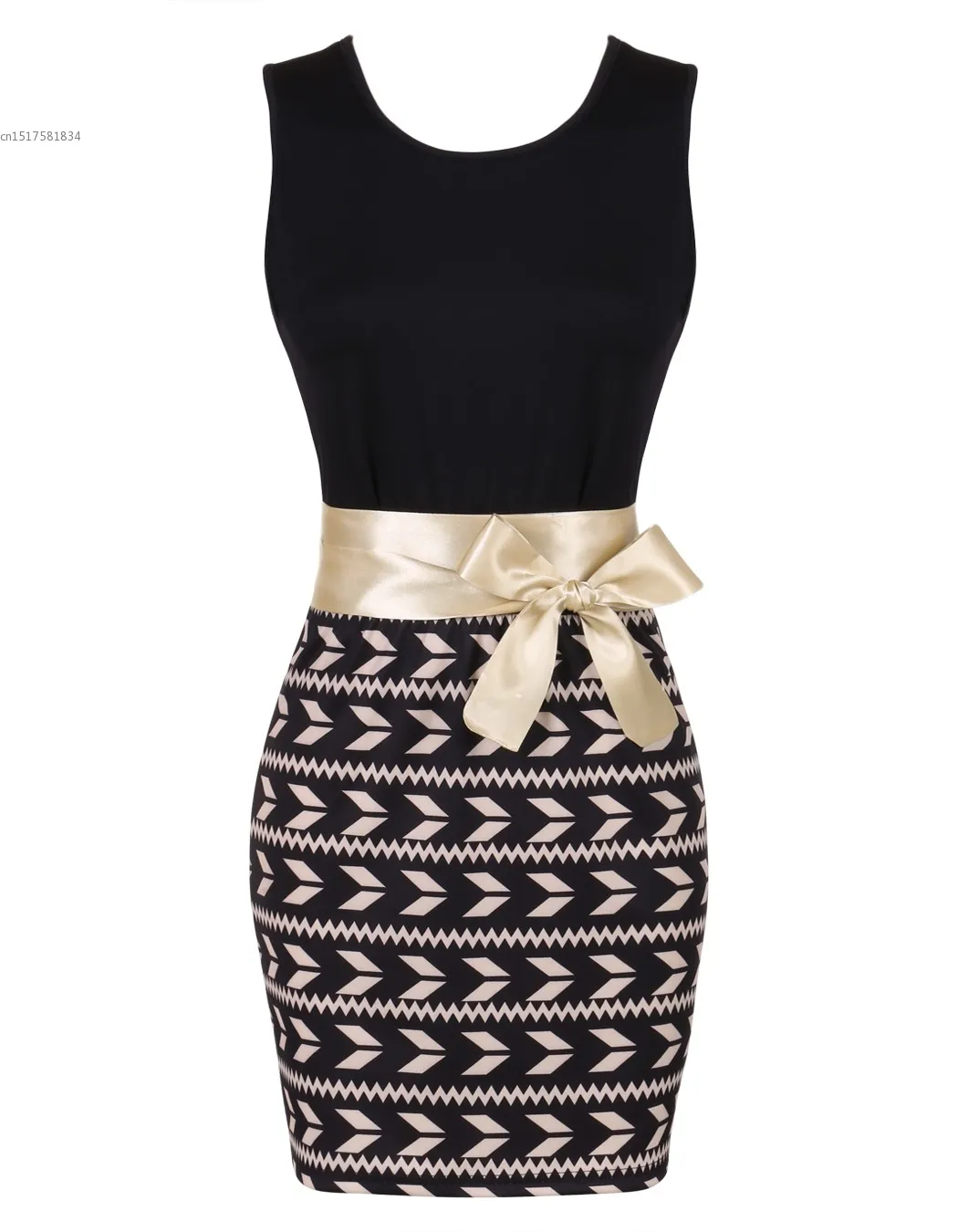 2016 красивое модное женское мини платье без рукавов с коротким рукавом ацтекским