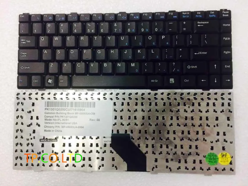 

NEW for ASUS Z96 Z96J Z96F S96J Z84 Z84JP Z84FM US black Keyboard PK1301Q0250