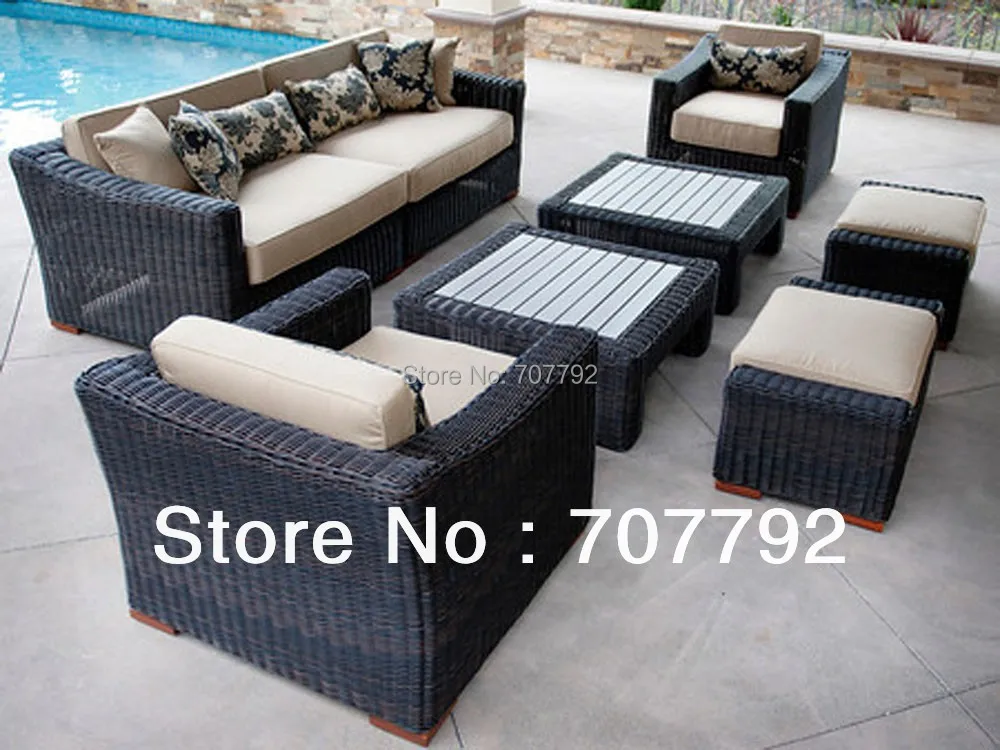 Набор диванов из ротанга 8 шт. | Мебель