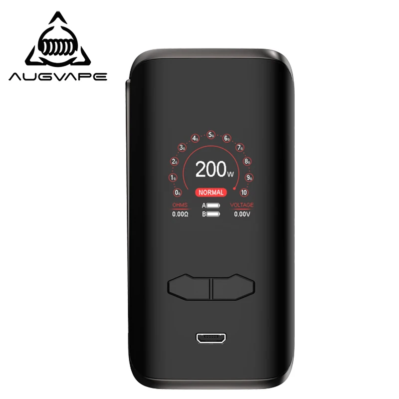 Augvape VX200 коробка мод 200 Вт 1 3 дюймов дисплей двойной 18650 батарея контроль