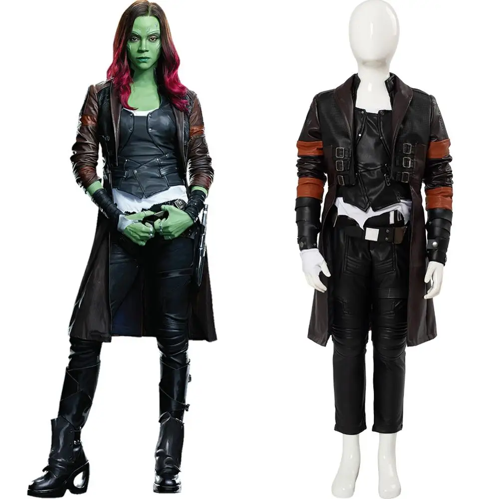 

Child Gamora Cosplay Costume Outfit for Kids Girls Children Halloween Carnival